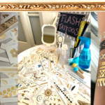 Temp tattoos, airbrush, UV glow paint, and other art based teen event services by www.magikidz.com